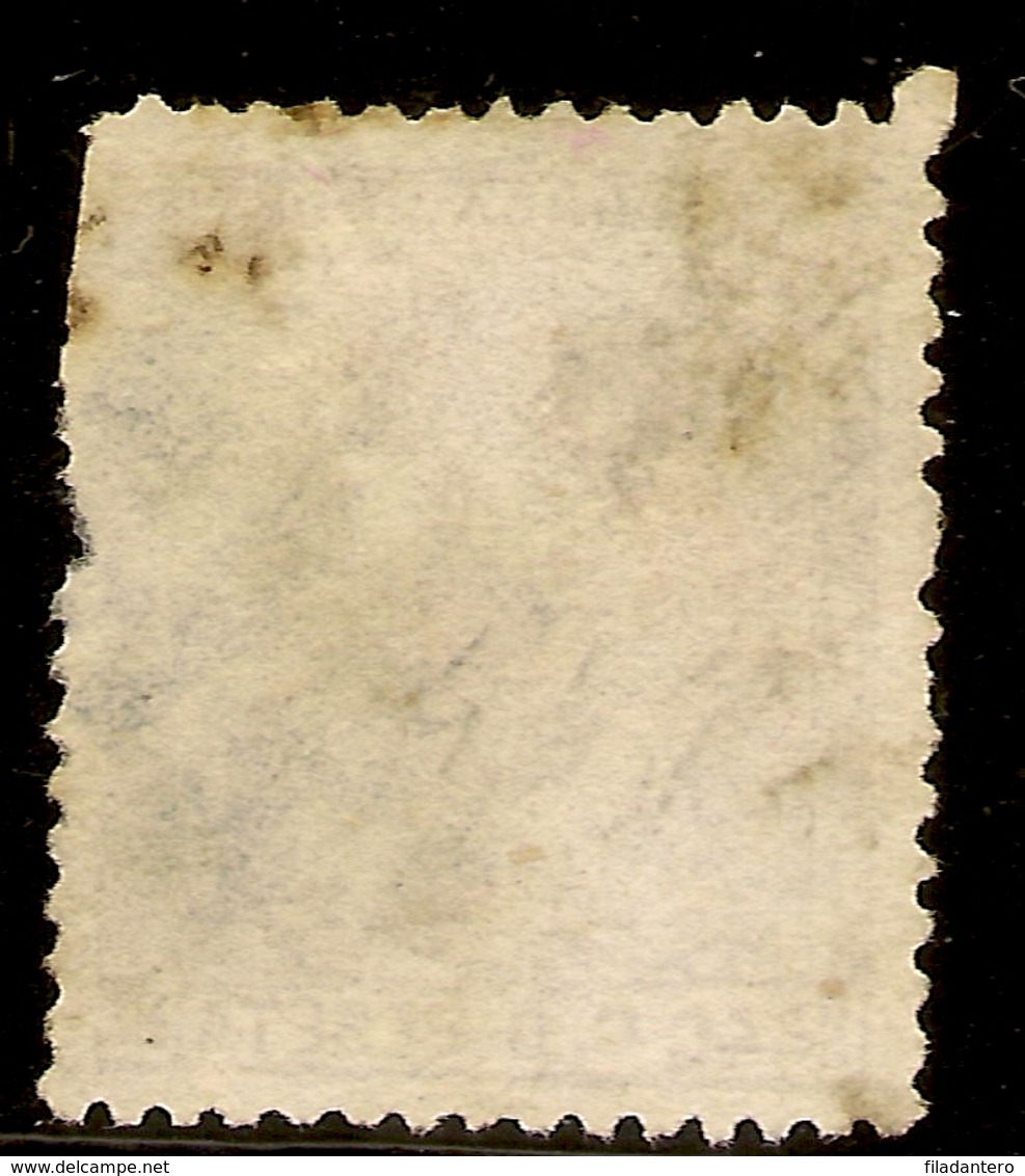 España Edifil 136 (º)  40 Céntimos Castaño  Corona Y Alegoría  1873  NL1557 - Used Stamps