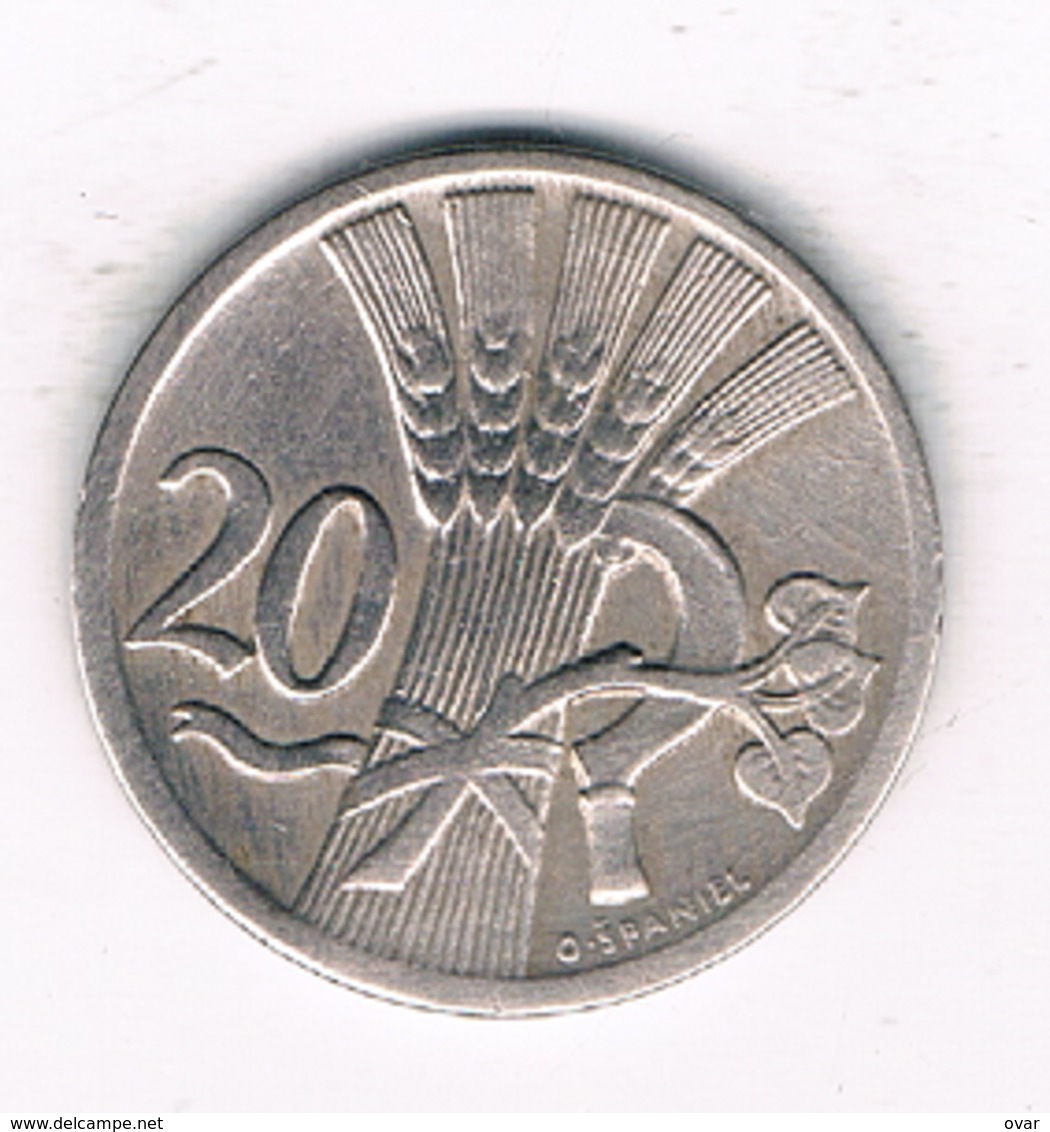20 HALLER 1928  TSJECHOSLOWAKIJE /1099/ - Tchécoslovaquie