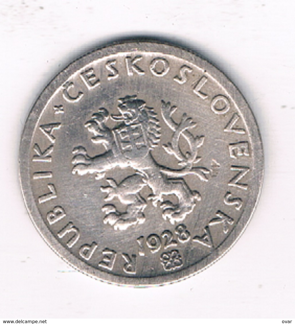 20 HALLER 1928  TSJECHOSLOWAKIJE /1099/ - Tchécoslovaquie