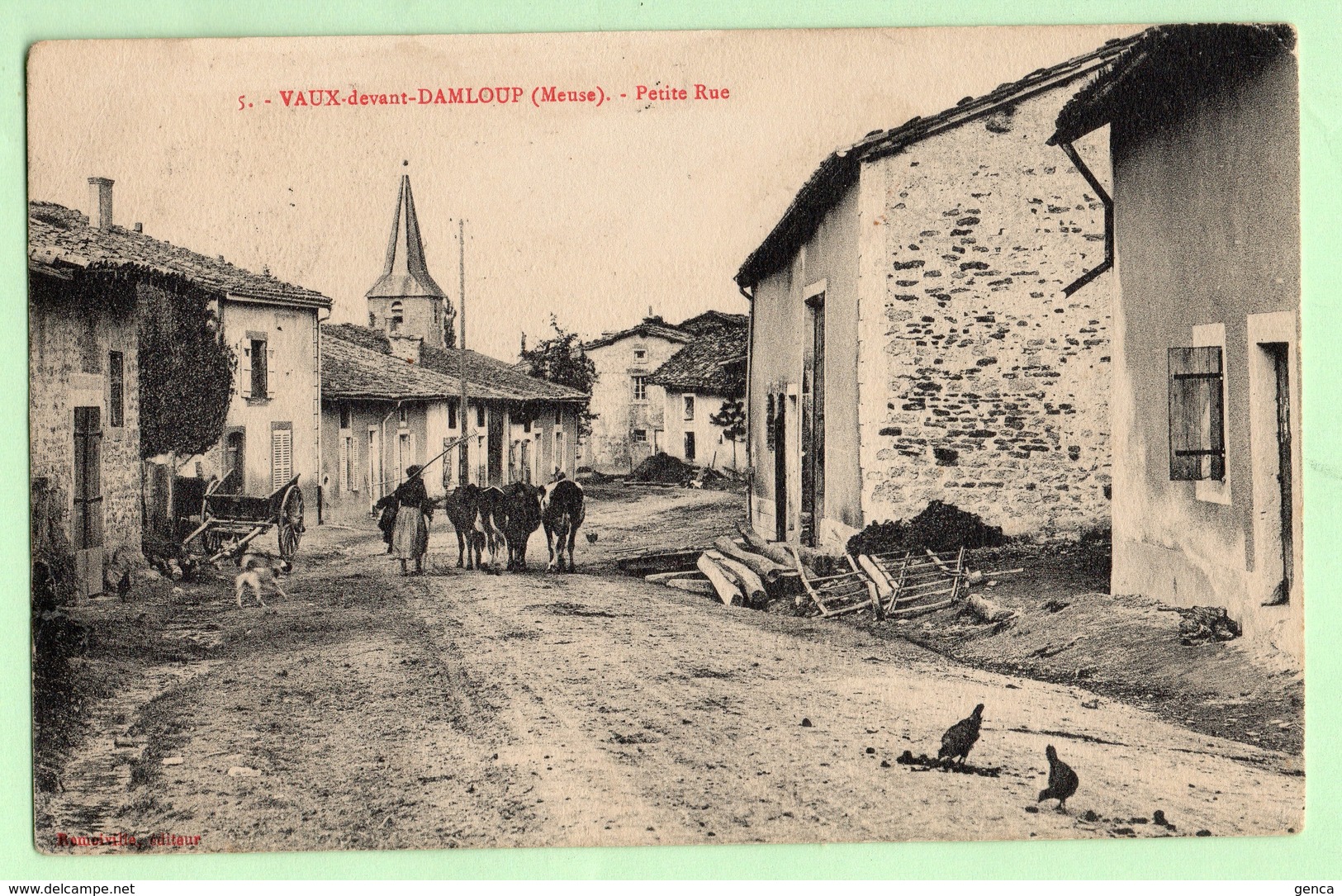 VAUX Devant DAMLOUP , Petite Rue - Autres & Non Classés