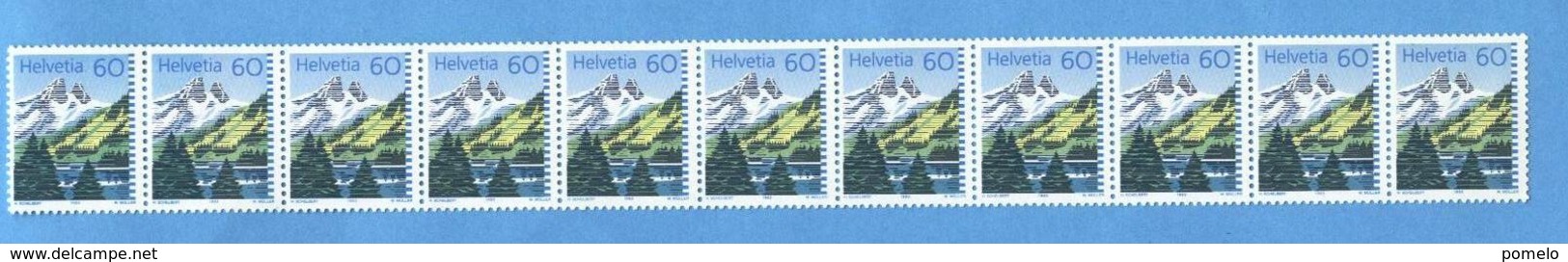 SVIZZERA -  Monti E Laghi Svizzeri Da 0,60 - Coil Stamps