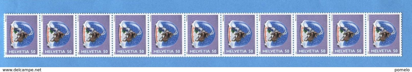 SVIZZERA -  Oggetti In Vetro Da 0,50 - Coil Stamps