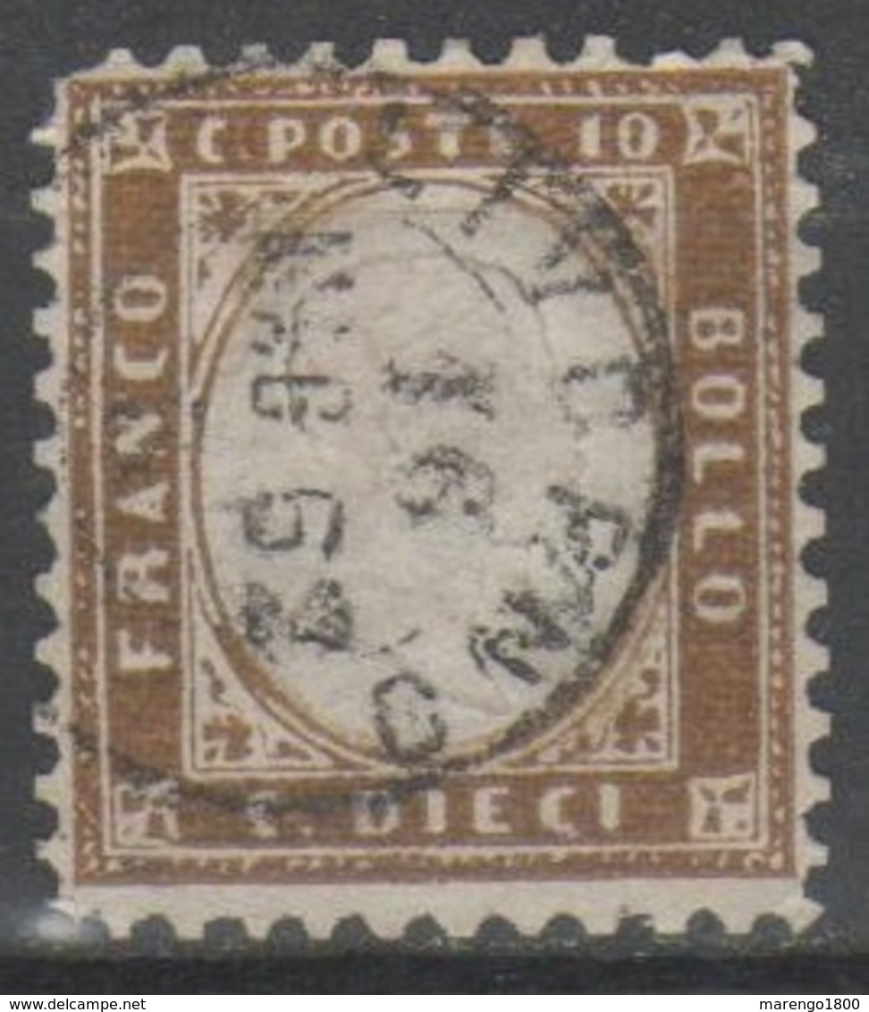 ITALIA 1862 - Effigie 10 C.          (g5469) - Usati