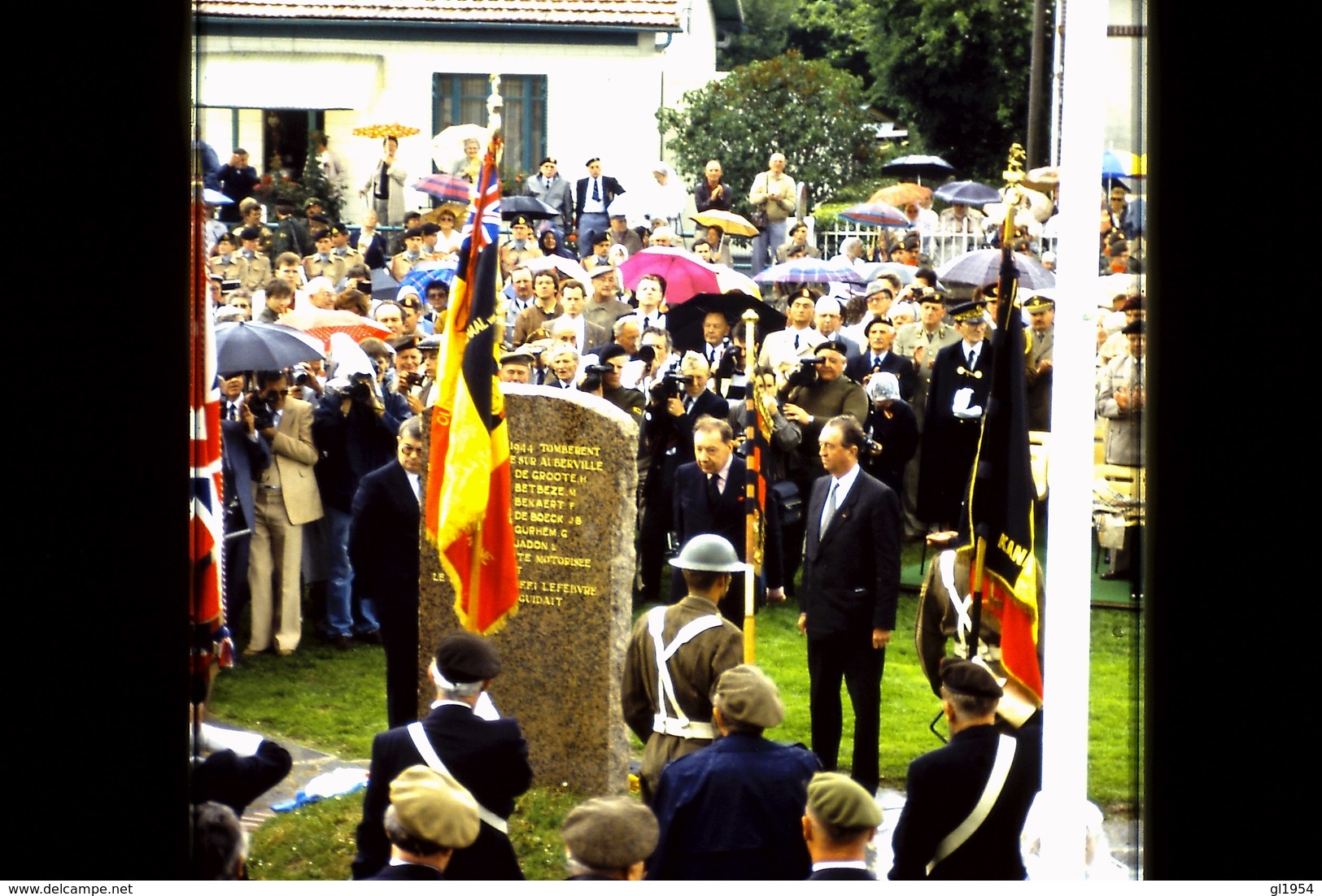 47  -    BRIGADE  PIRON  -  HERDENKING  NORMANDIE  -  AUBERVILLE - Diapositives