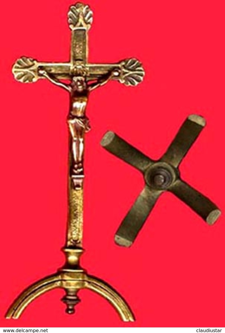 ** JOLI  CRUCIFIX  BRONZE ** - Religion & Esotérisme