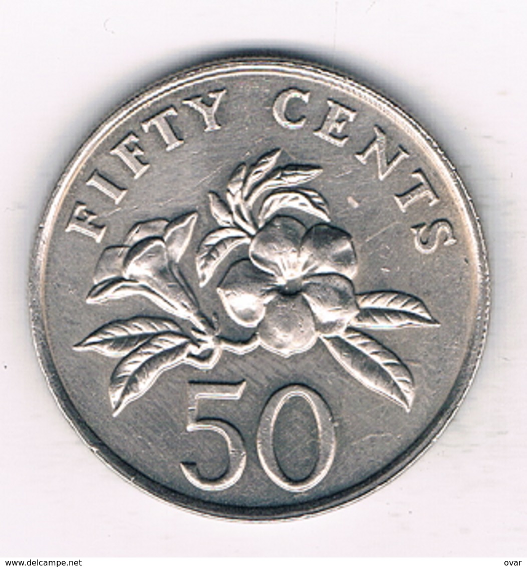 50 CENTS 1987 SINGAPORE /1107/ - Singapour