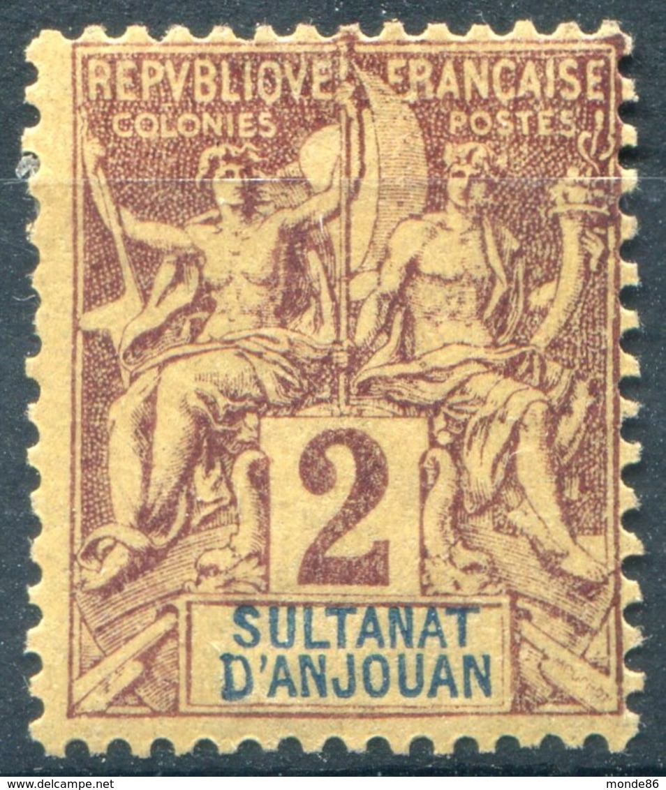 Anjouan  Y&T  N° 2 * - Unused Stamps