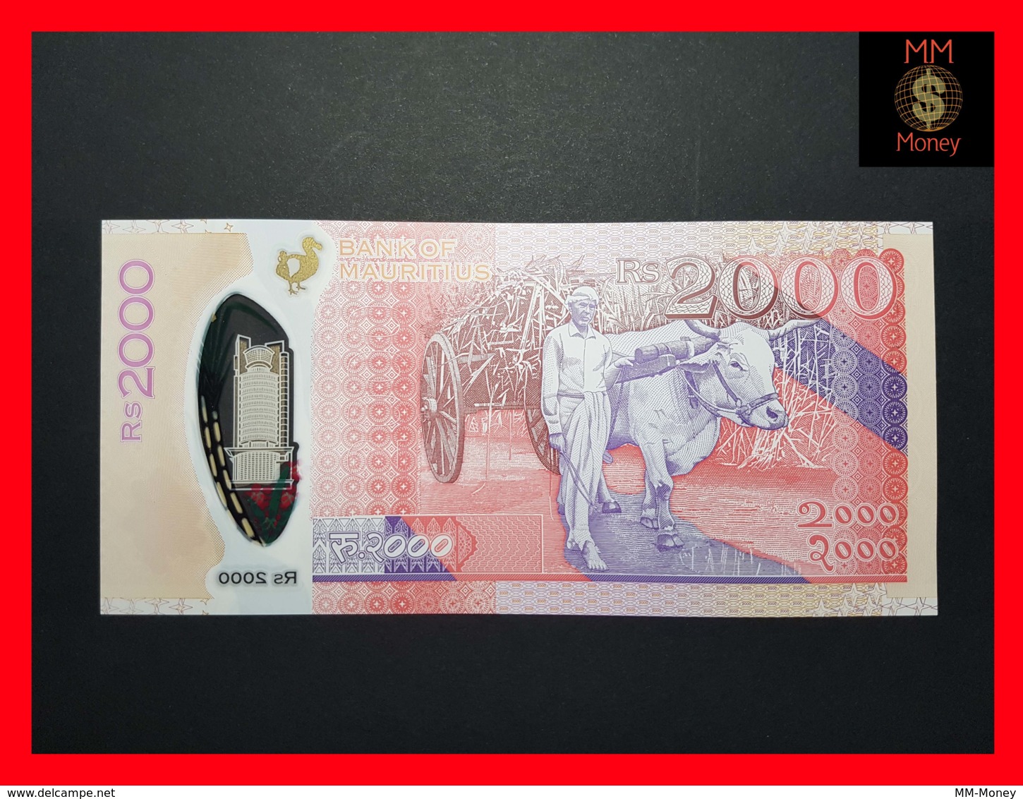 MAURITIUS 2.000  2000  Rupees  2018 P. NEW  POLYMER UNC - Maurice