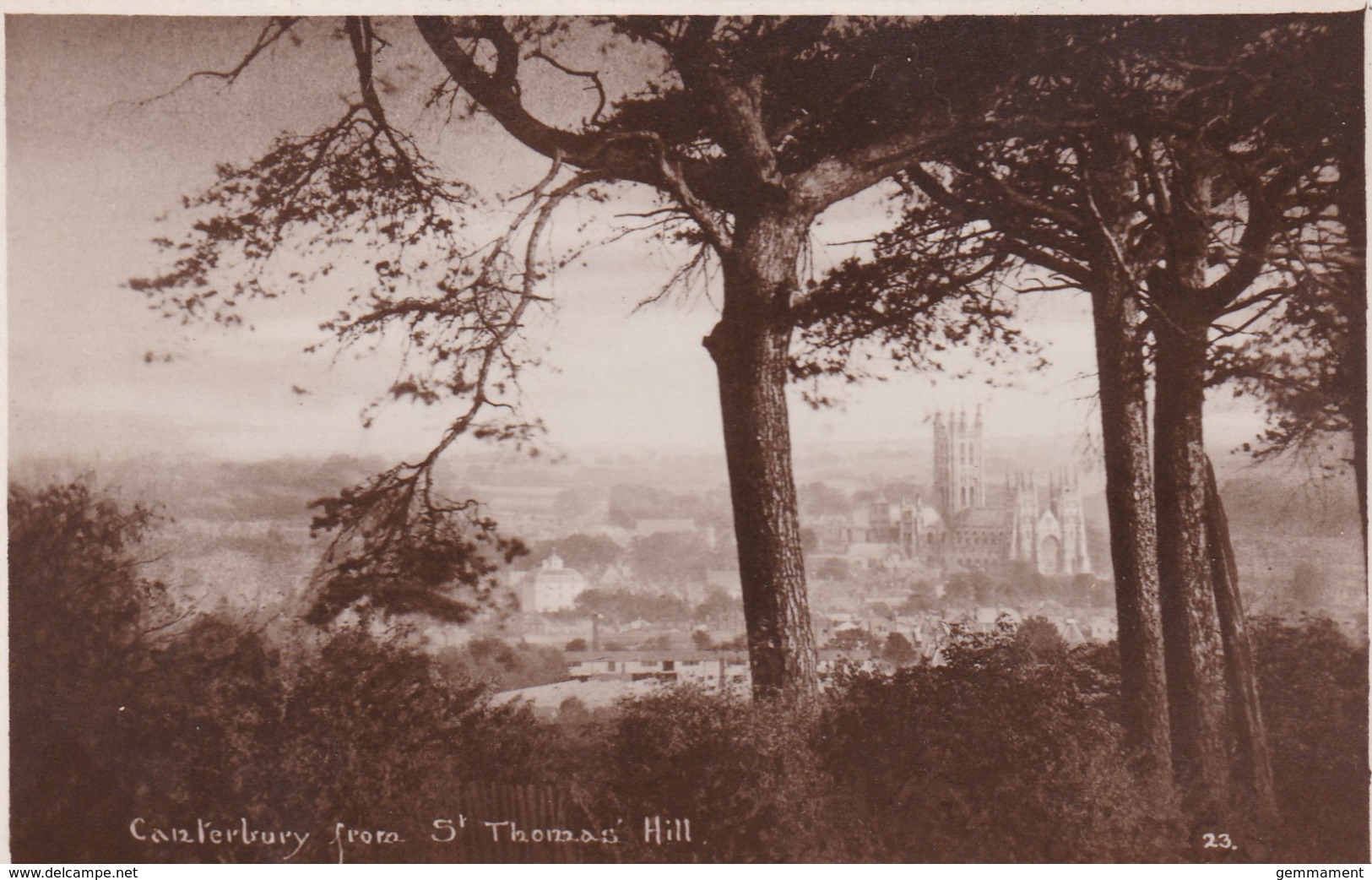 CANTERBURY FROM ST THOMAS HILL - Canterbury