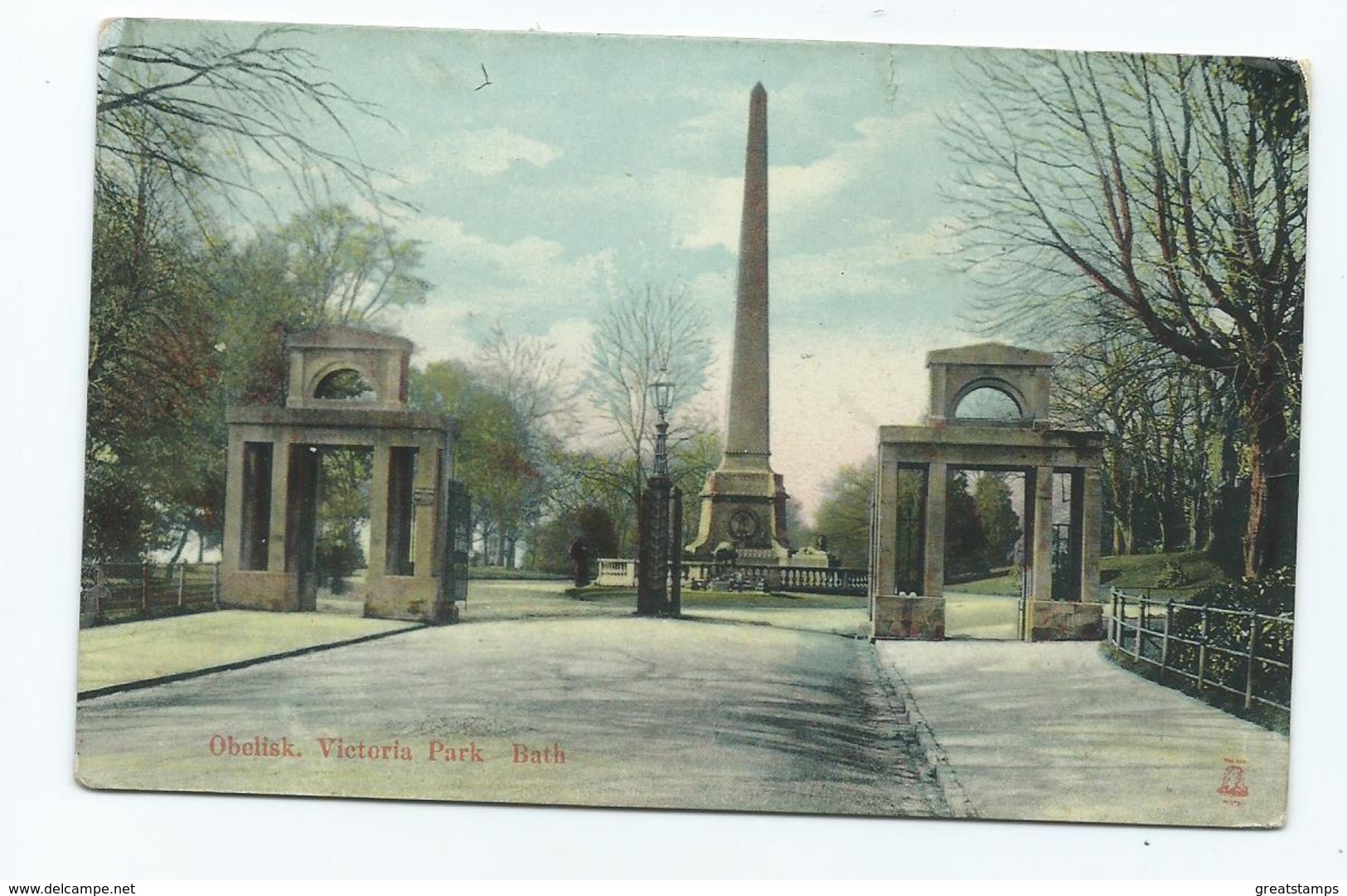 Bath Somerset. Victoria Park Posted 1907 - Bath