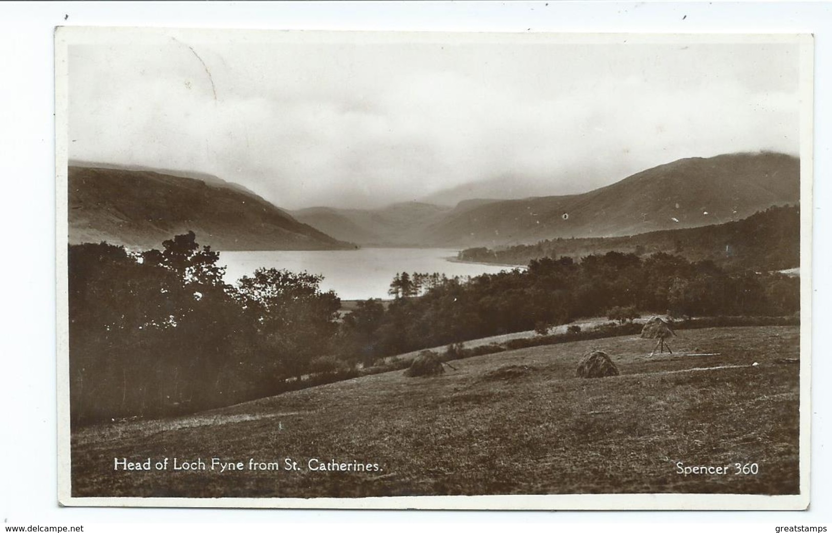 Scotland Argyll And Bute Loch Fyne. Rp    Posted 1939 - Bute