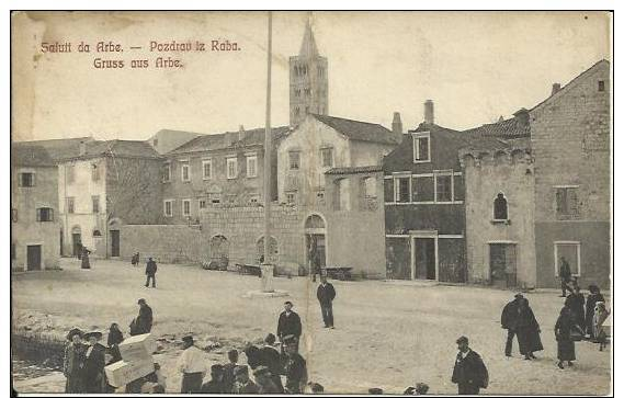 CROATIA.RAB.old Post Card RARE.... - Croatie