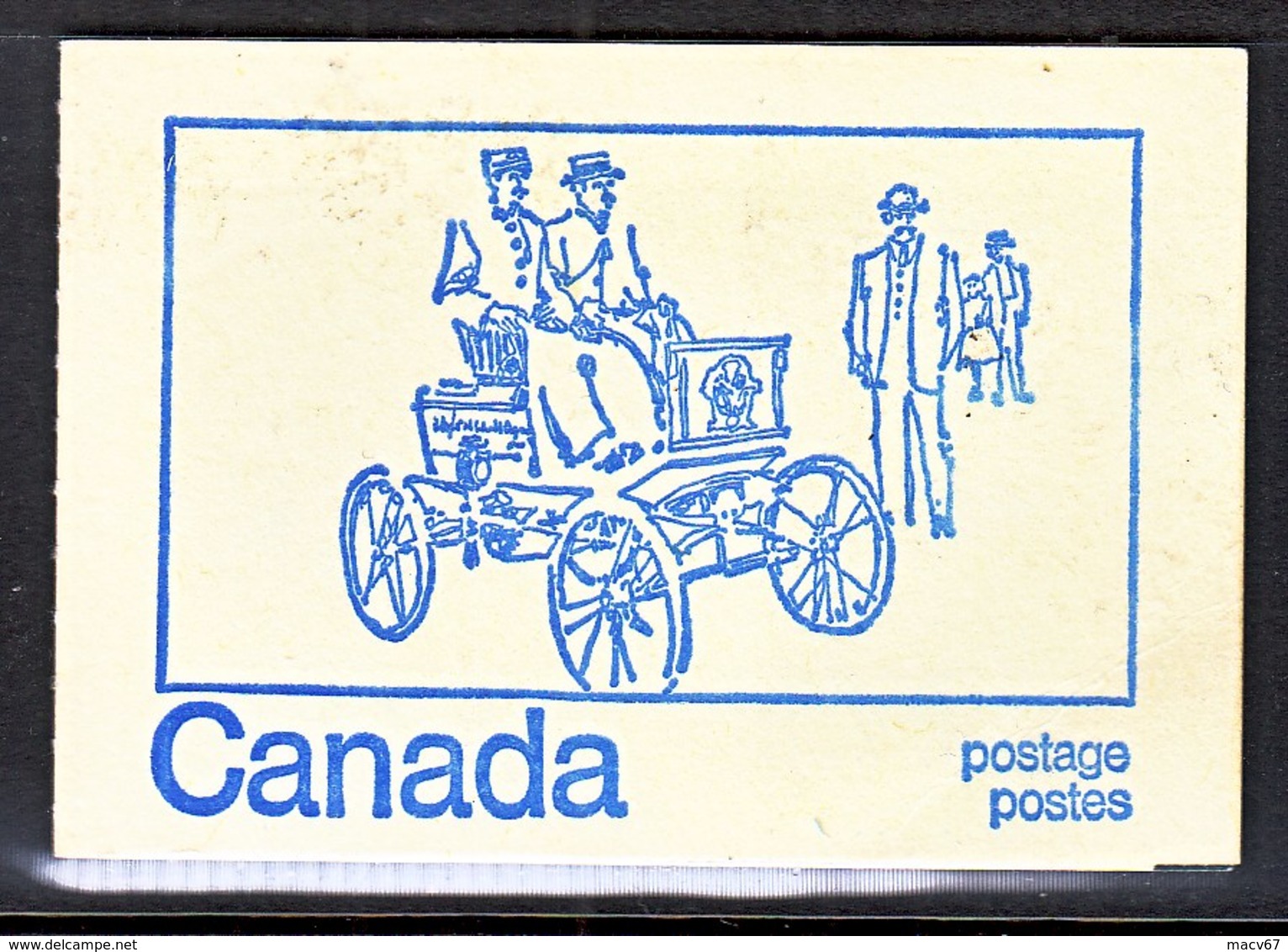 CANADA BOOKLET  EARLY POSTAL  SYSTEM   ** 2 Scans - Full Booklets