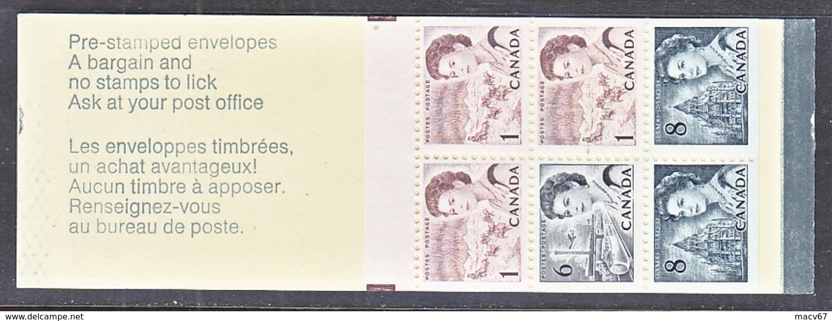 CANADA BOOKLET  EARLY POSTAL  SYSTEM   ** 2  Scans - Full Booklets