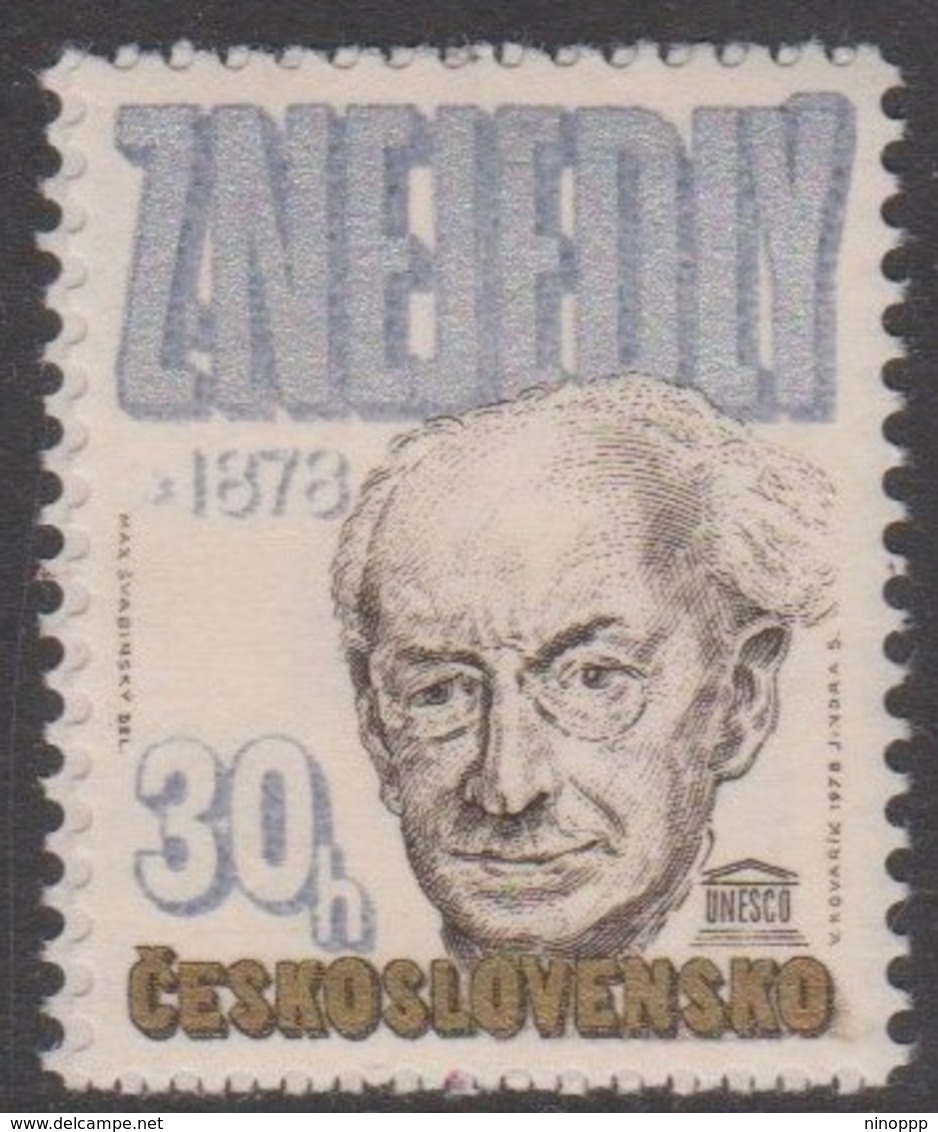 Czechoslovakia Scott 2175 1979 Zdenek Nejedly, Used - Used Stamps