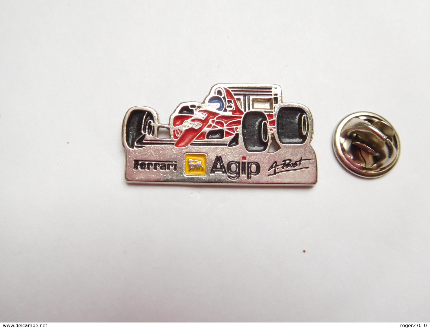 Beau Pin's , Auto F1 , Formule 1 , Ferrari  , Carburant AGIP , Alain Prost - Ferrari