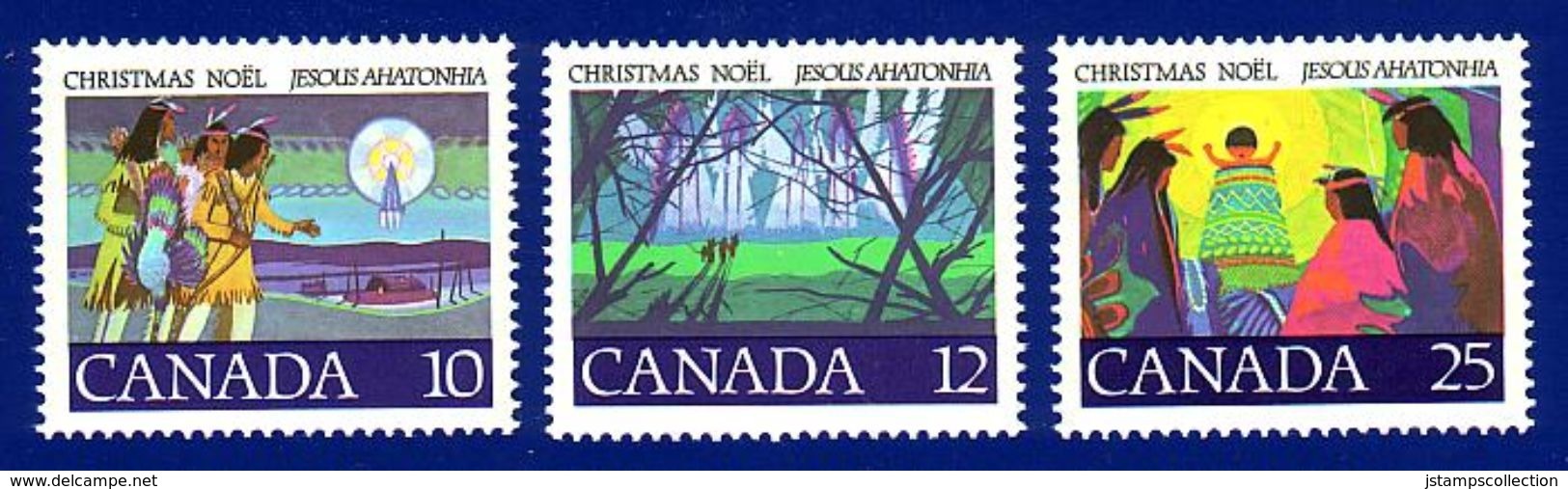 Canada 1977 Christmas Stamp Set (#741 - 3) MNH ! - Neufs