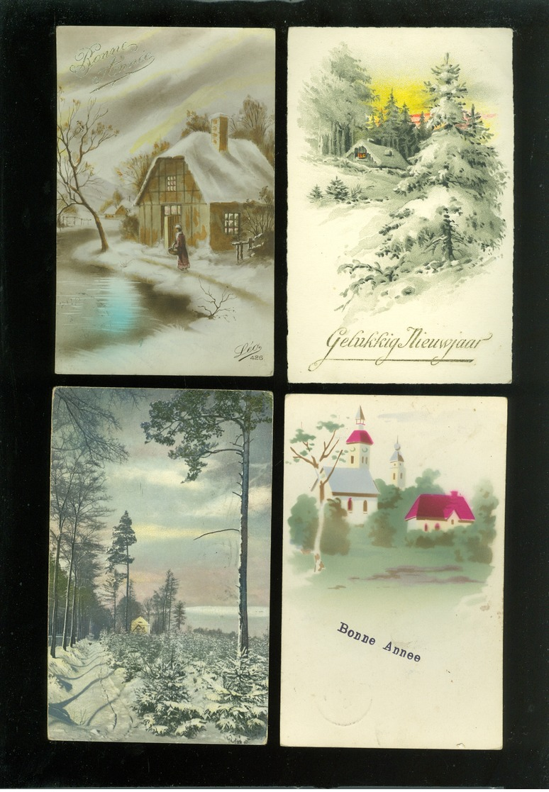 Beau lot de 60 cartes postales de fantaisie paysages paysage Mooi lot van 60 postkaarten fantasie landschappen landschap