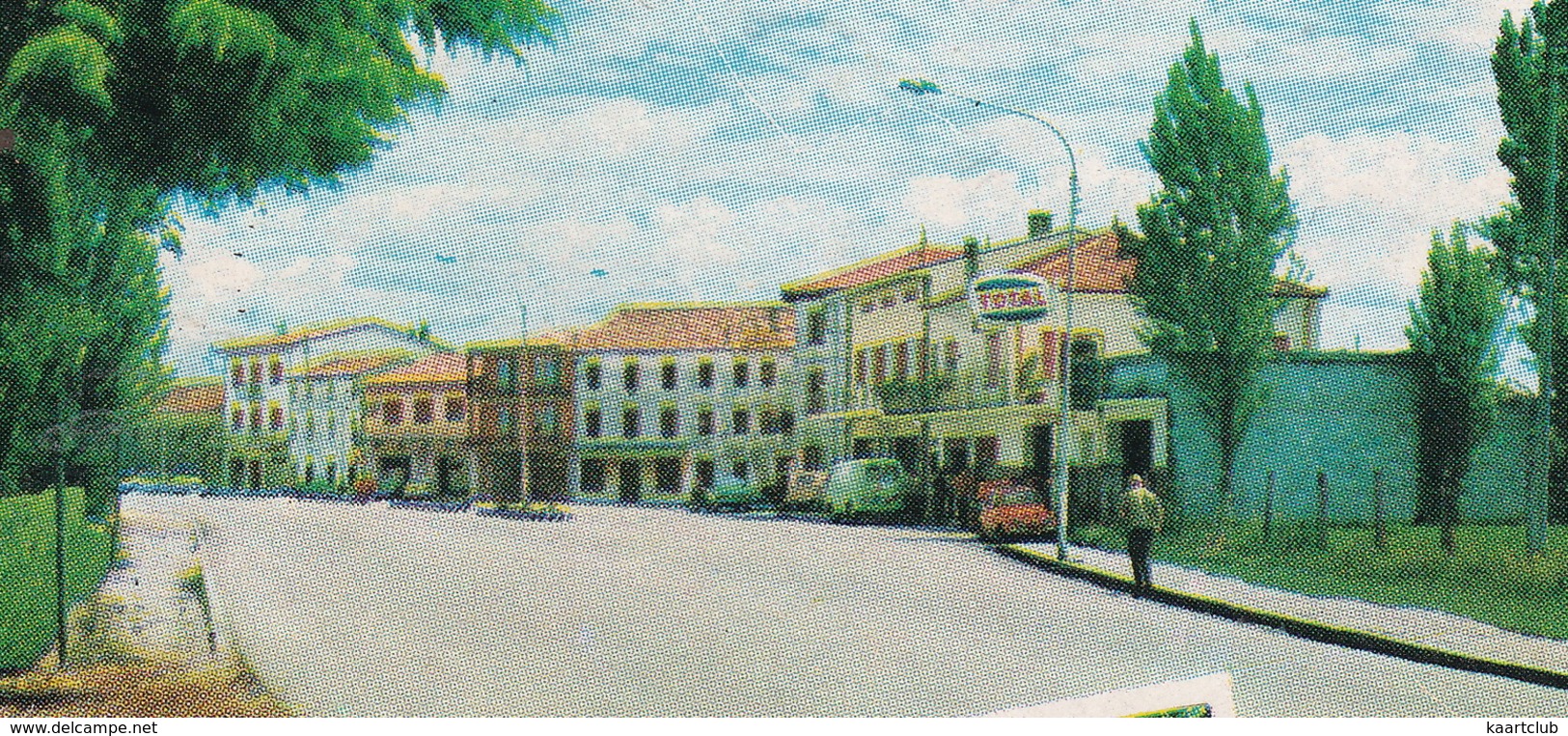 Saluti Da Codognè: FIAT 500 ABARTH - 'TOTAL' SERVICE-STATION - (Veneto, Italia) - Turismo