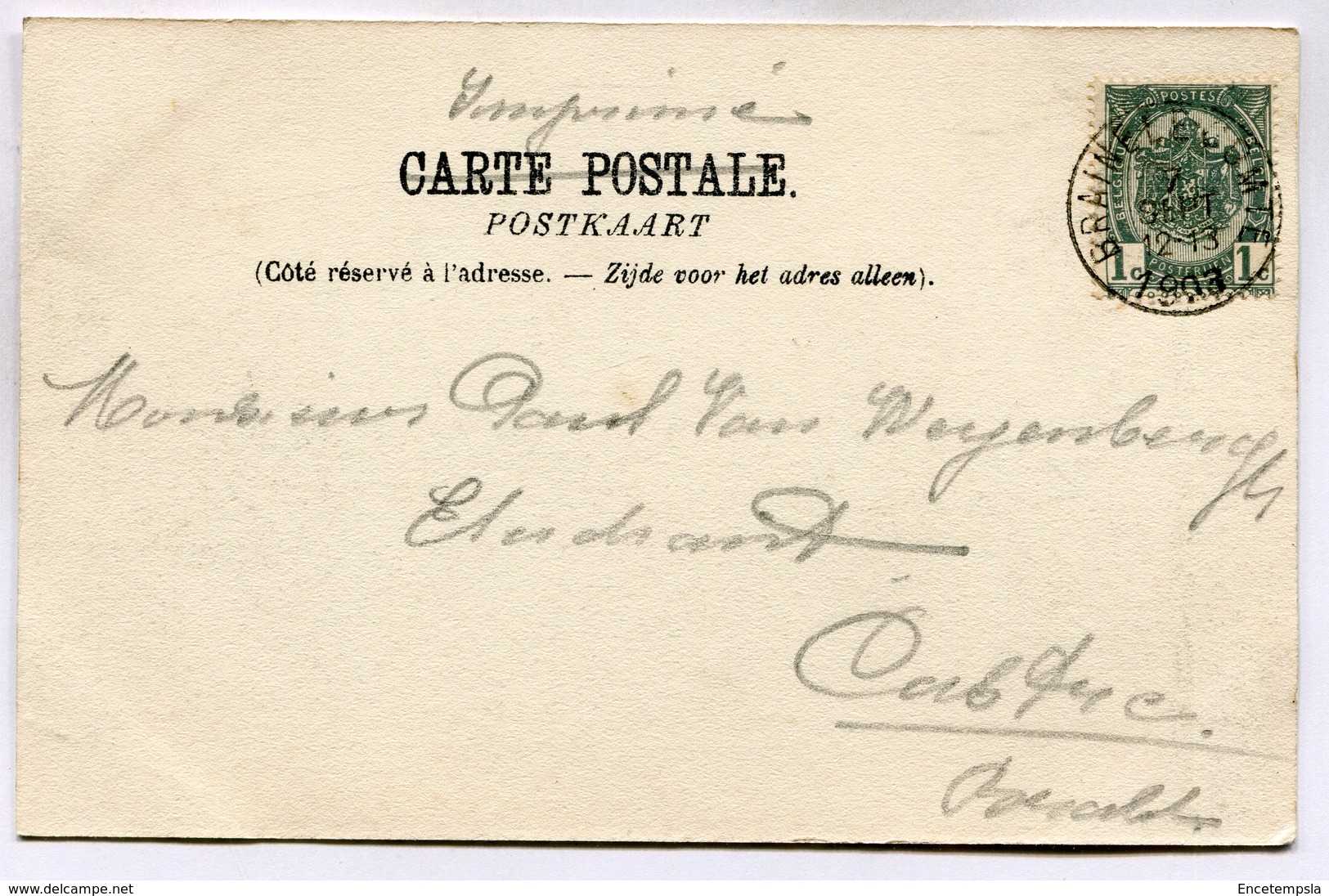 CPA - Carte Postale - Belgique - Braine Le Comte - L'Ecole Moyenne - 1903 (DD7207) - Braine-le-Comte