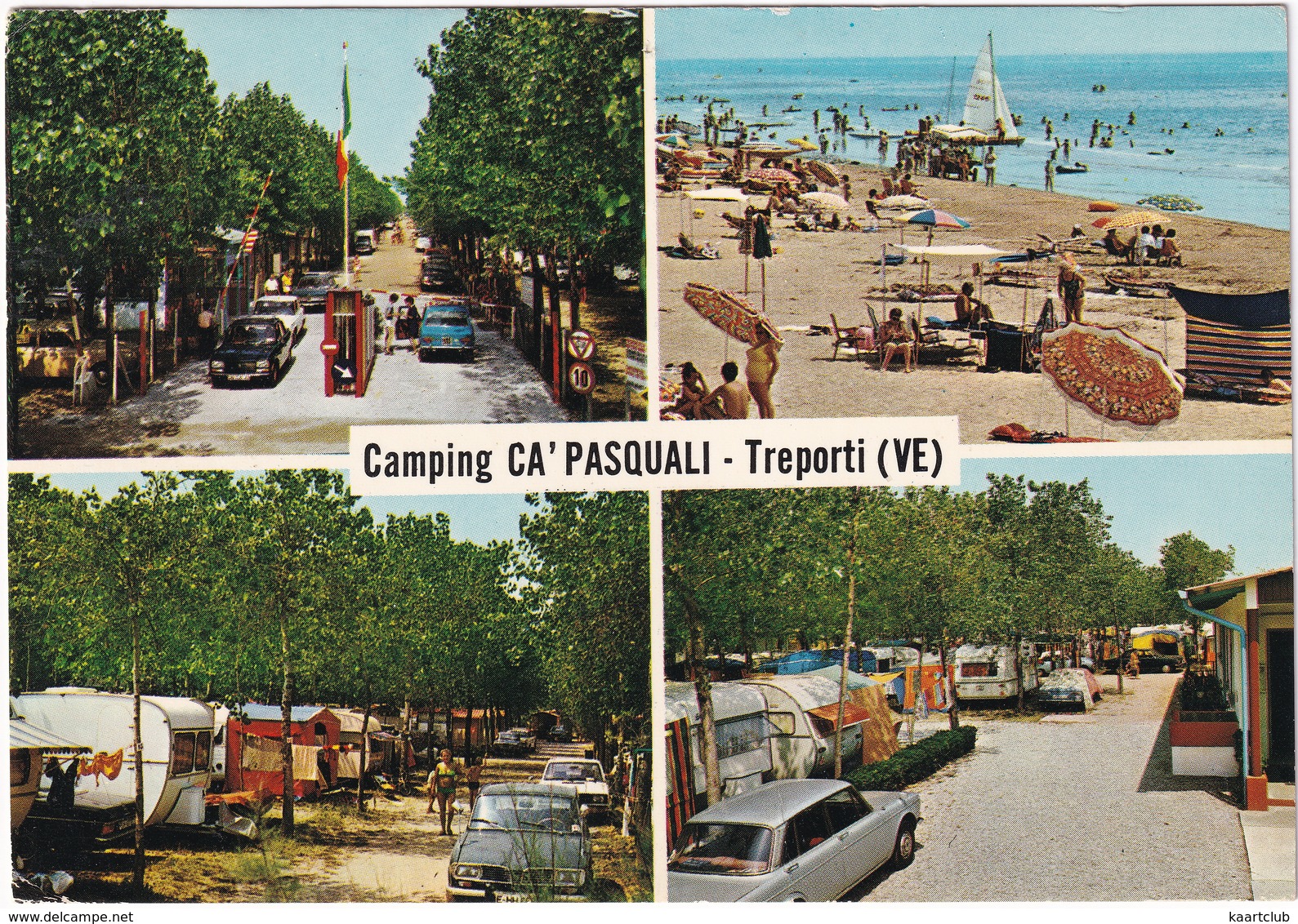 Treporti: RENAULT 16, VW K70, PEUGEOT 304, FIAT 128, SIMCA 1501 - Caravaning/Tentes - CAMPING 'Ca' Pasquali' - (VE) - PKW