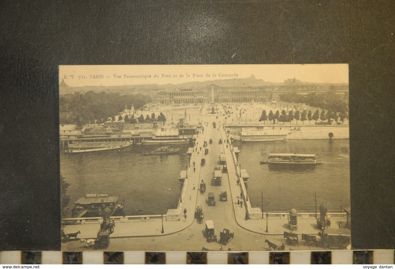 CP, PARIS, PARIS VUE PANORAMIQUE DU PONT ET DE LA PLACE DE LA CONCORDE - Ponts