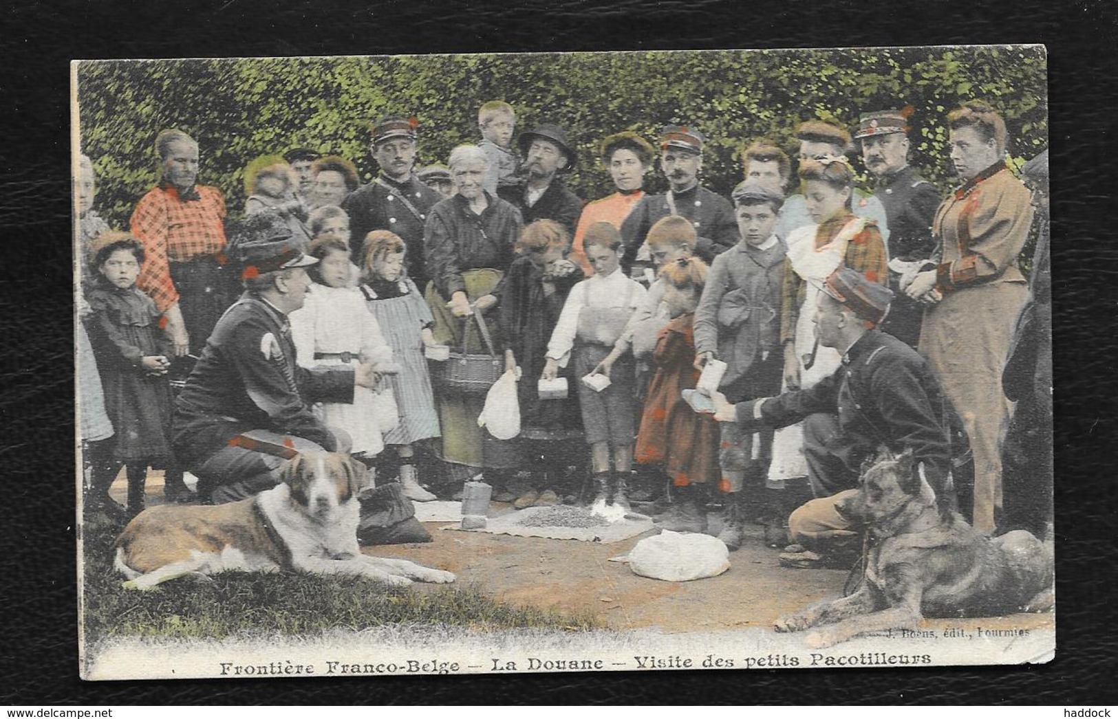 FRONTIERE FRANCO BELGE - LA DOUANE - VISITE DES PETITS PACOTILLEURS - Autres & Non Classés