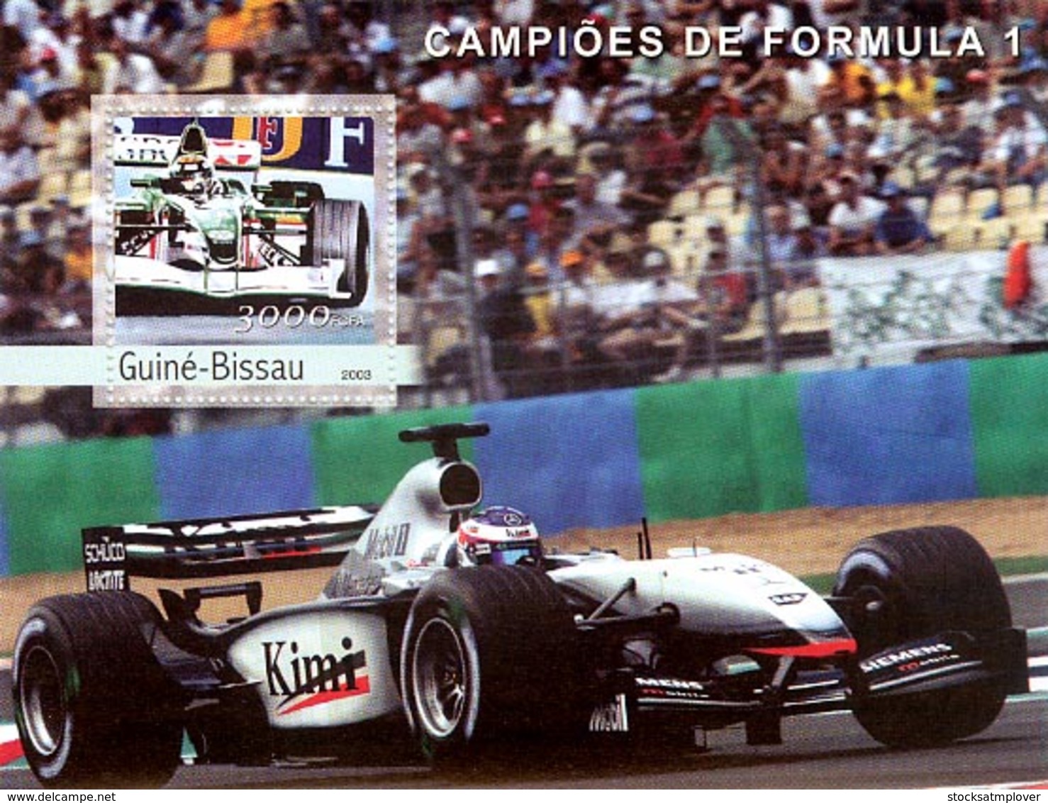 Guinea Bissau 2003  Formula 1, Racing Cars - Guinea-Bissau