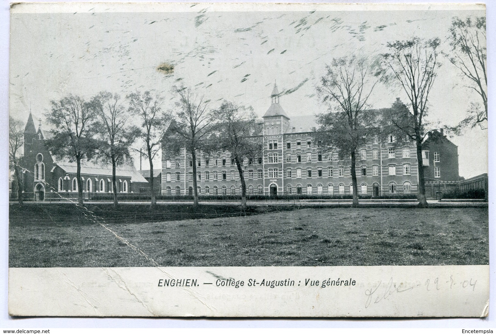 CPA - Carte Postale - Belgique - Enghien - Collège Saint Augustin - Vue Générale - 1904 ( DD7217) - Enghien - Edingen