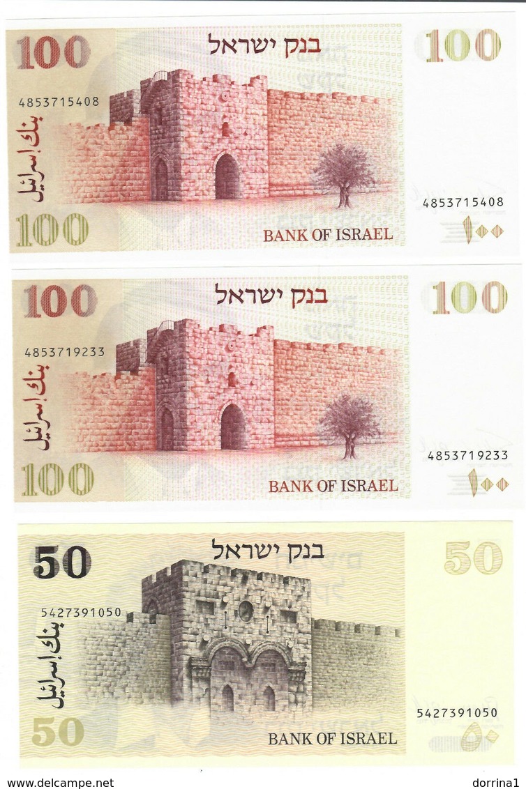 Israel Lot Of 5 New & Used Banknotes - Bank Of Israel - Israel