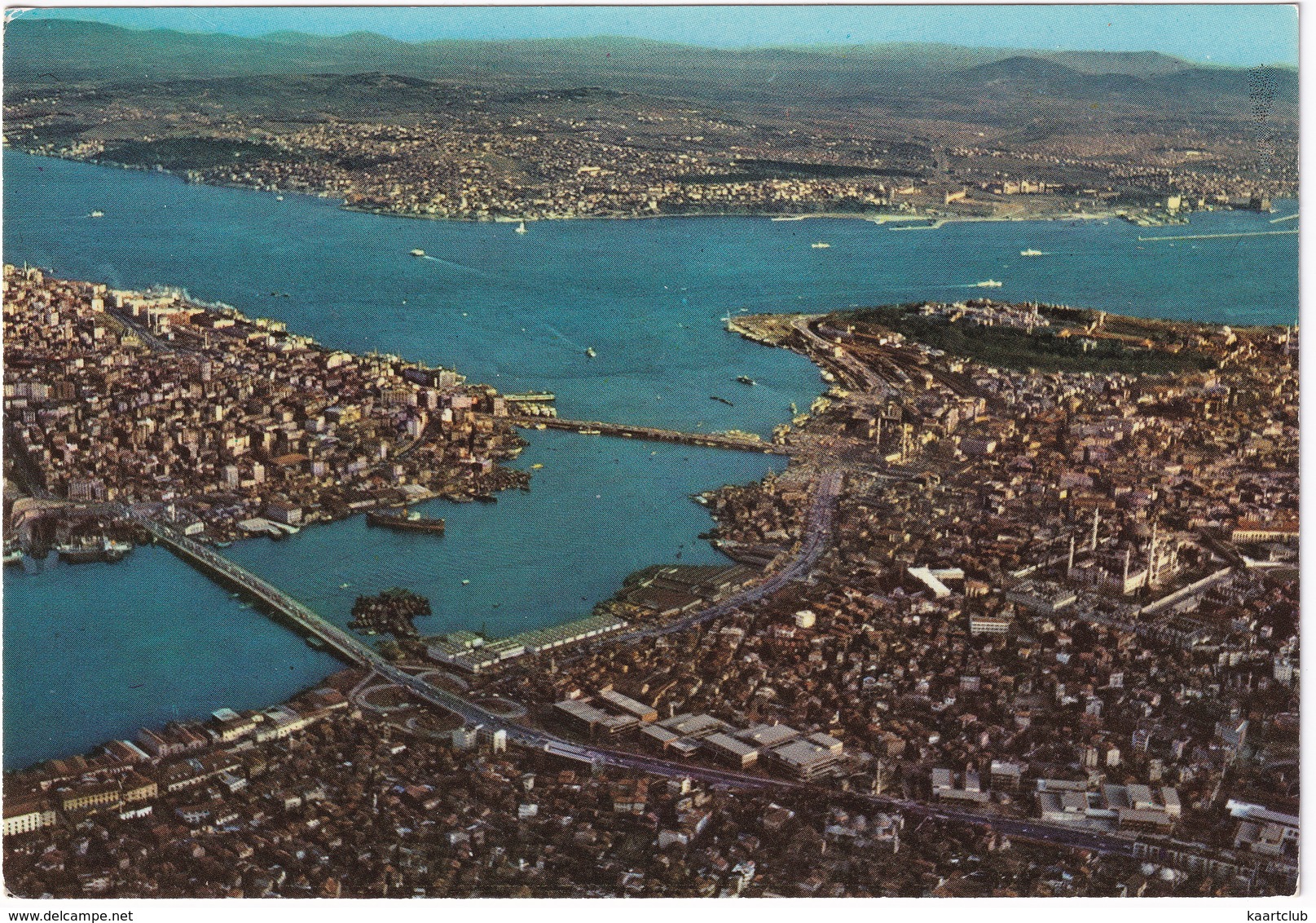 Istanbul - Golden Horn, The Bridge And Bosphorus - (Türkiye) - Turkije