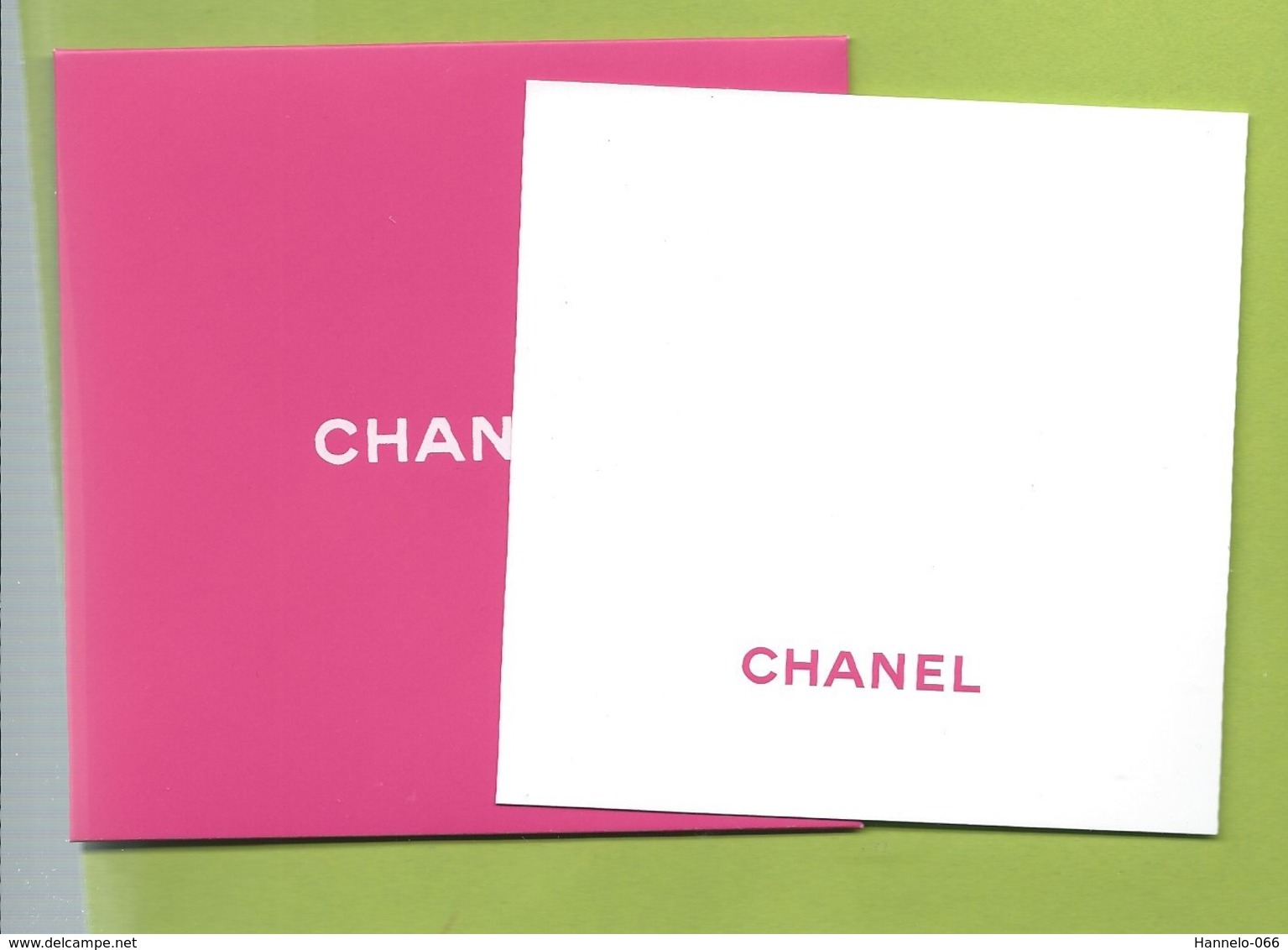 CHANEL * ENVELOPPE * CARD * PINK * 2018 * 11 X 11 Cm - Modernes (à Partir De 1961)