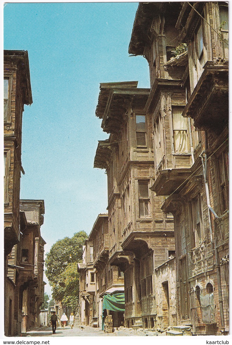 Eski Istanbul - Une Vue De L'anciennes Maisons De Istanbul -  (Türkiye) - Turkije