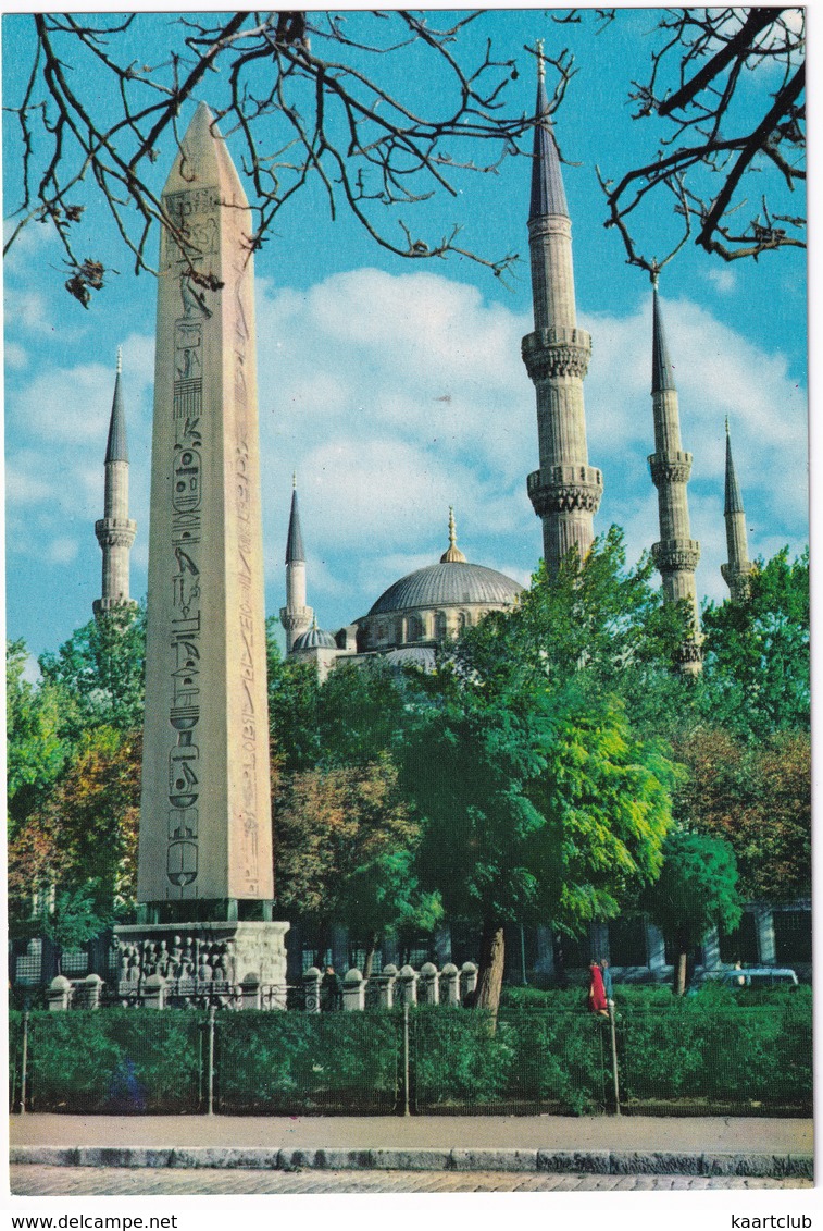 Istanbul - L'Obelisque Egytien Et Les Minarets De La Mosquée Bleue -  (Türkiye) - Turkije