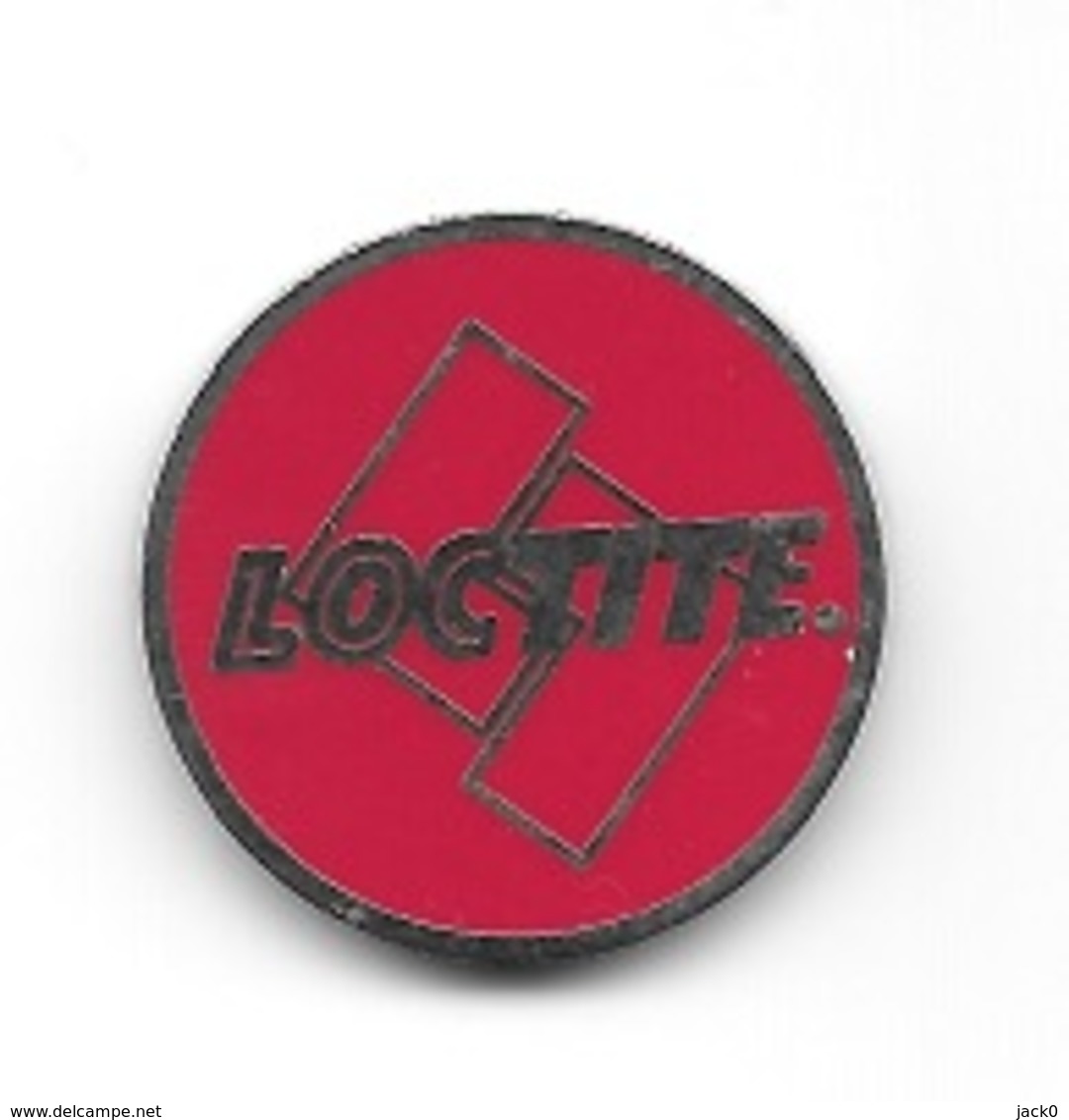 Jeton De Caddie  Argenté  Ville  SENS  ( 89 ),  LOCTITE  Verso  FRAMET  SENLIS  Recto  Verso - Trolley Token/Shopping Trolley Chip