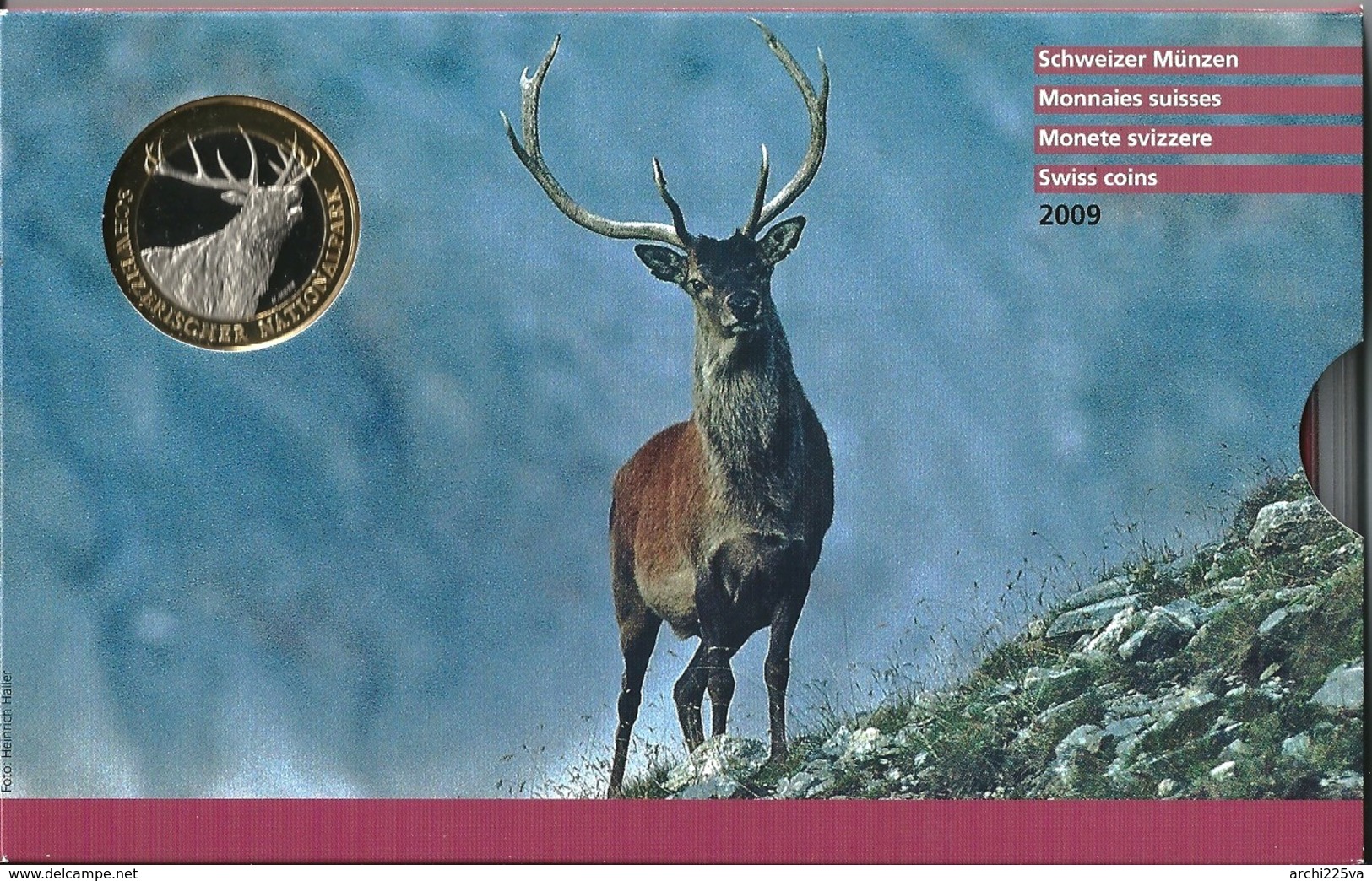 SVIZZERA 2009 - NazionalPark - DIVISIONALE FDC - N.° 9 Pezzi - Con 5 + 10 CHF (Fr. Sv.) - Confezione Originale  (3 Foto) - Altri & Non Classificati