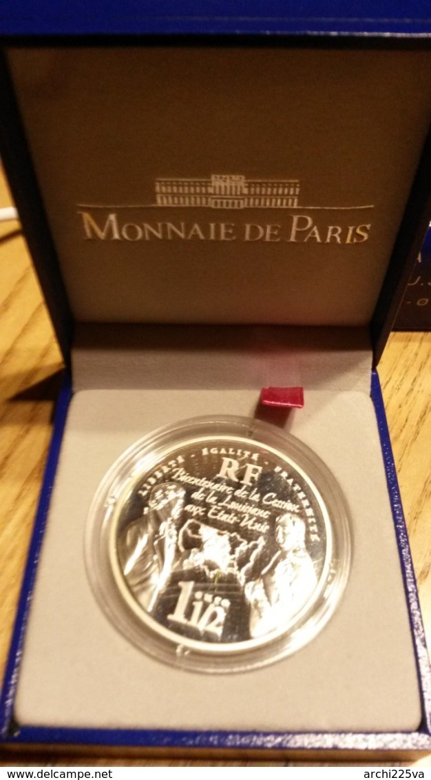 2003 FRANCIA - Monnaie De Paris - Louisiane - 1,5 € FDC PROOF Argento / Argent / Silver - N.° 2148 - Francia