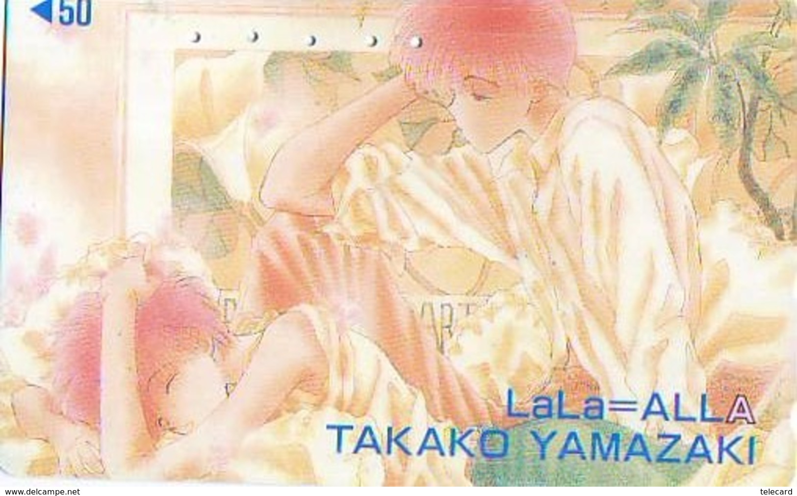 Télécarte Japon * MANGA * Comics * TAKAKO YAMAZAKI (16.790)  Japan PHONECARD * TELEFONKARTE * CINEMA * FILM - Comics