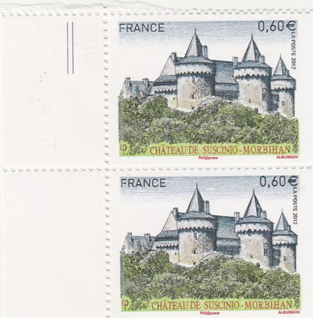 FRANCE 2012 N°4662** Chateau De Suscinio   LA PAIRE BDF - Unused Stamps