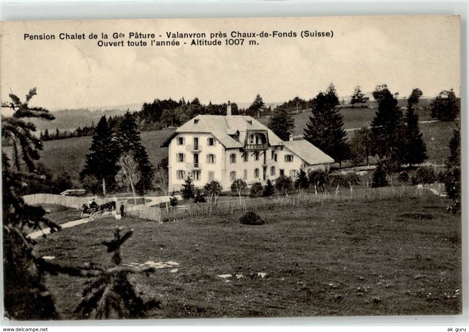 52541905 - Valanvron La Chaux-de-Fonds - Autres & Non Classés