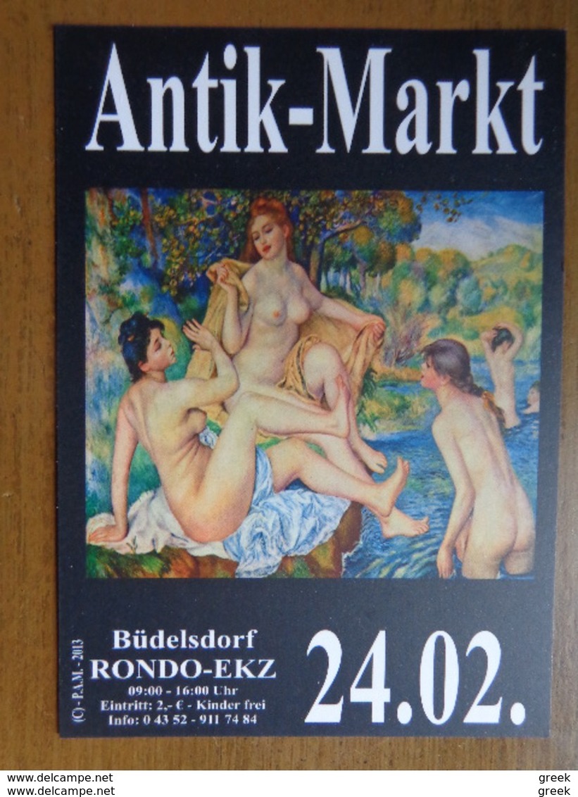 55 kaarten met NAAKT - NUDE - NAKED - KUNST - ART (zie foto's)