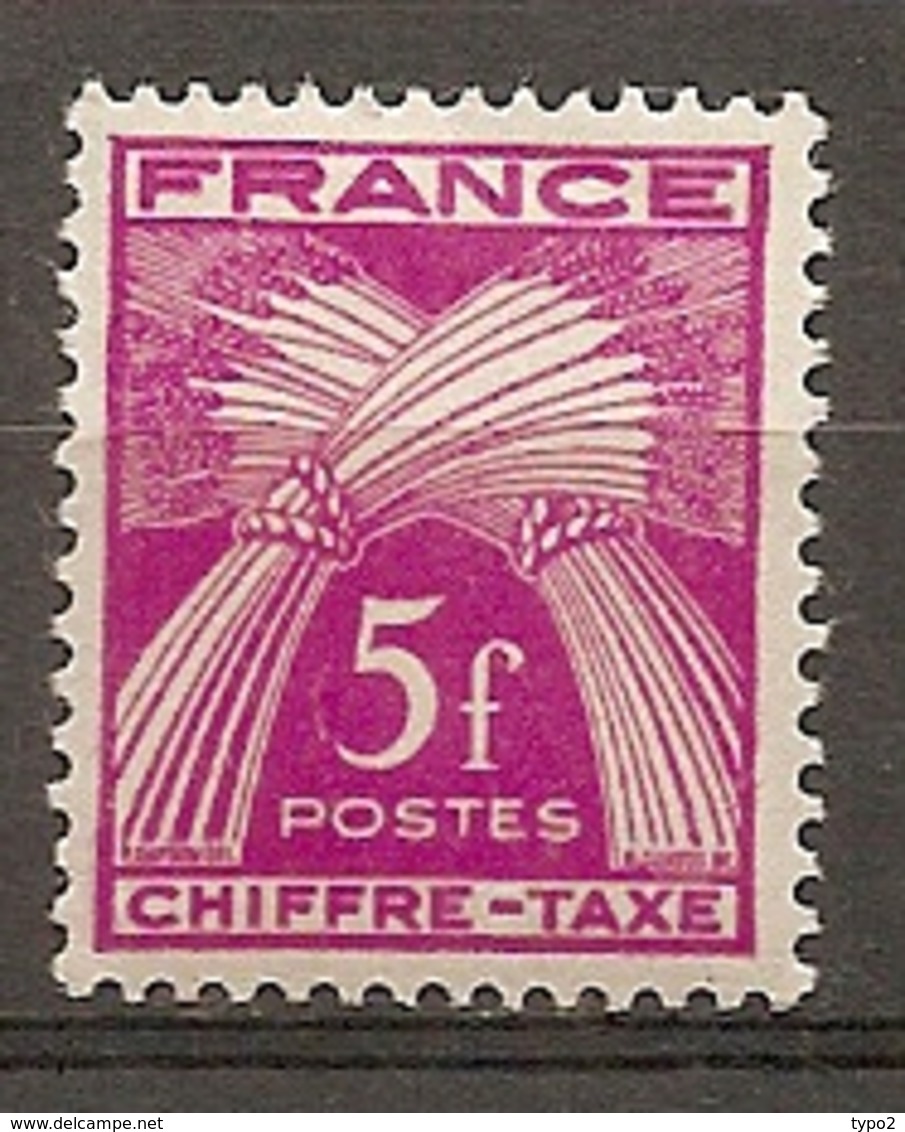 TAXE - Yv. N°  75  ** MNH 4f  CHIFFRE TAXE  Cote  0,65    Euro  TBE - 1859-1959 Neufs