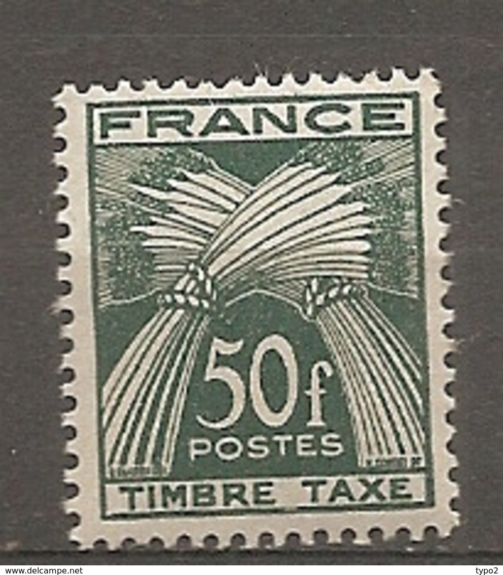 TAXE - Yv. N°  88  ** MNH   50f   TIMBRE TAXE  Cote   28,5    Euro   TBE 2 Scans - 1859-1959 Neufs