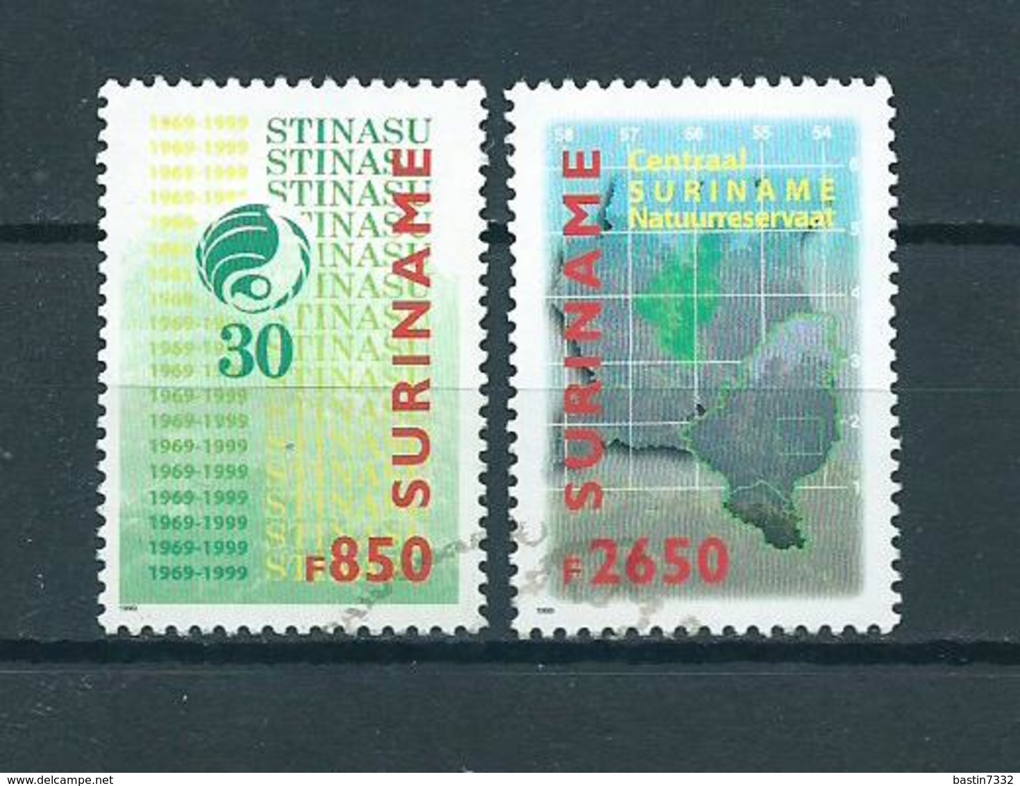 1999 Suriname Complete Set Stinasu Used/gebruikt/oblitere - Suriname