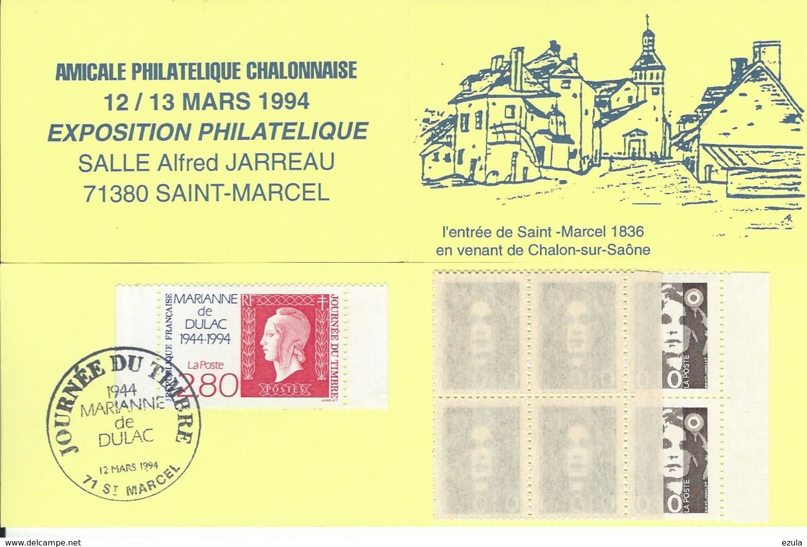 Carnet Privé CHALON S/s  Congrès Bourgogne-Franch-Comté - Autres & Non Classés