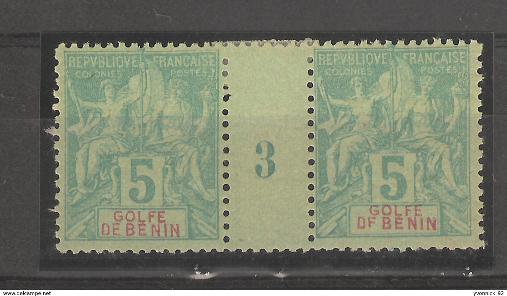 Bénin   Golfe_ Millésimes ( 1893 ) N°18 Neuf - Andere & Zonder Classificatie