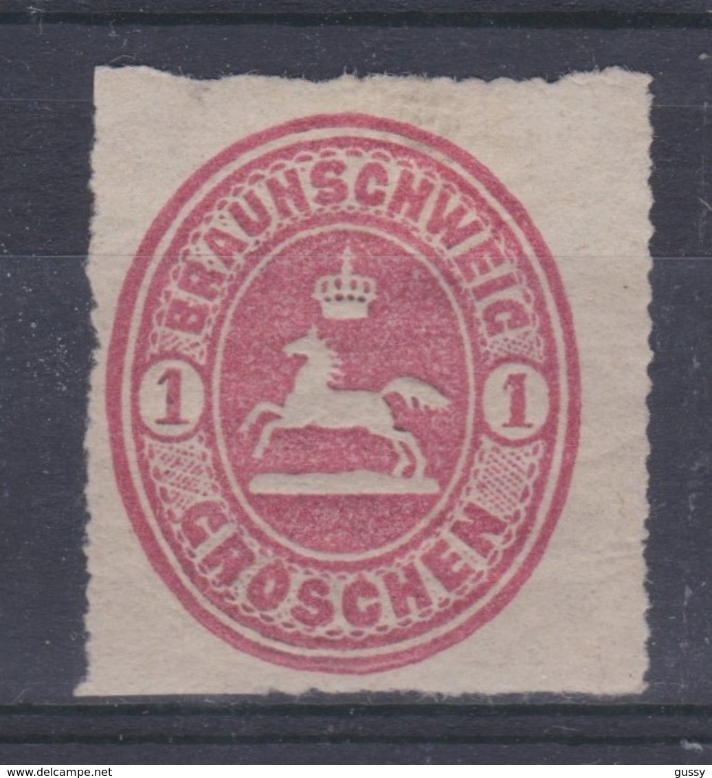 ALLEMAGNE  PRUSSE 1858:  Le 1G. Bleu (Y&T 13), Neuf * - Brunswick