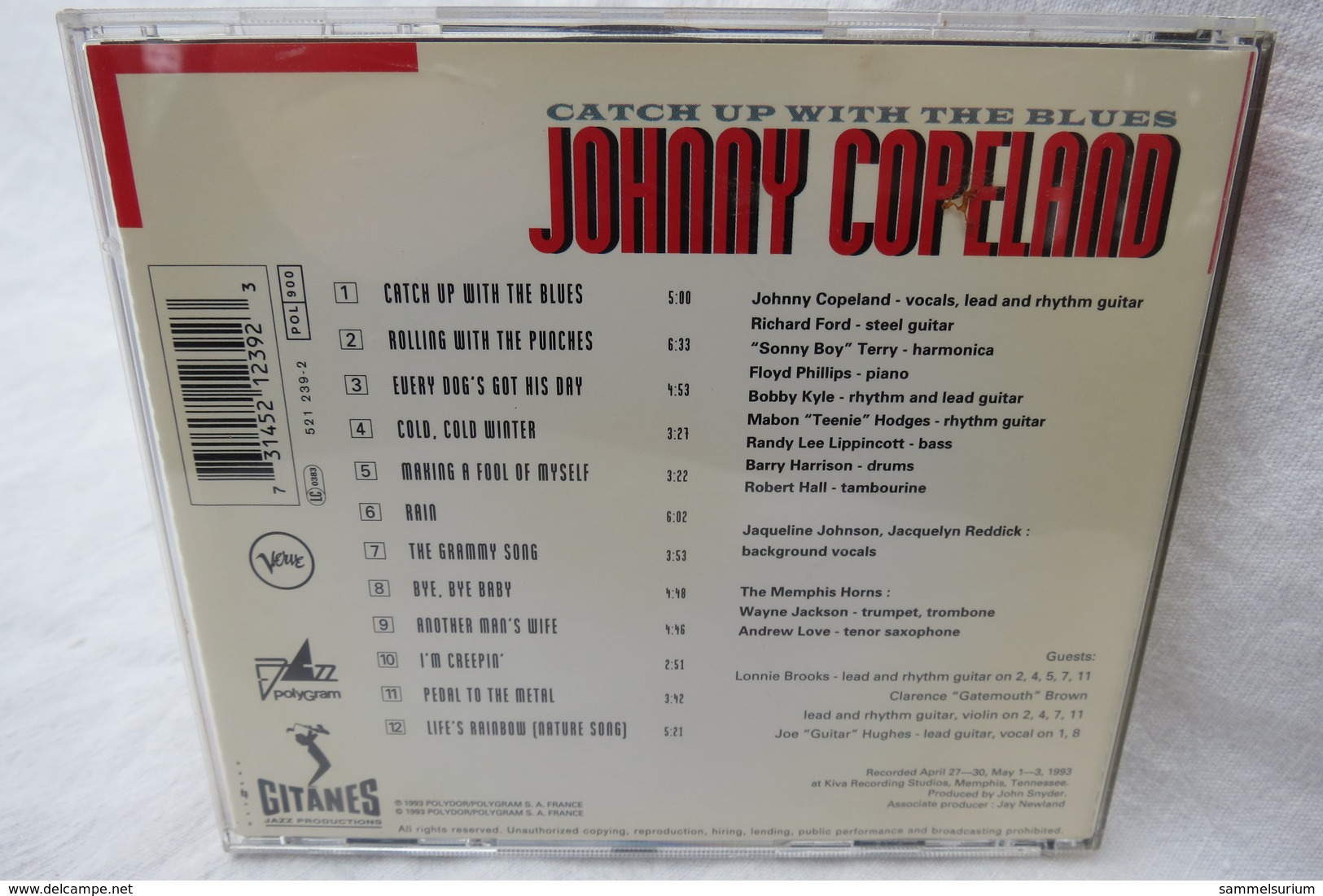 CD "Johnny Copeland" Catch Up With The Blues - Blues