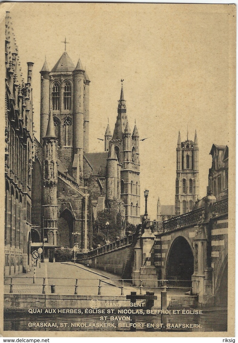 Gent - Gand. Belgium. 3 Cards.  B-3521 - Gent