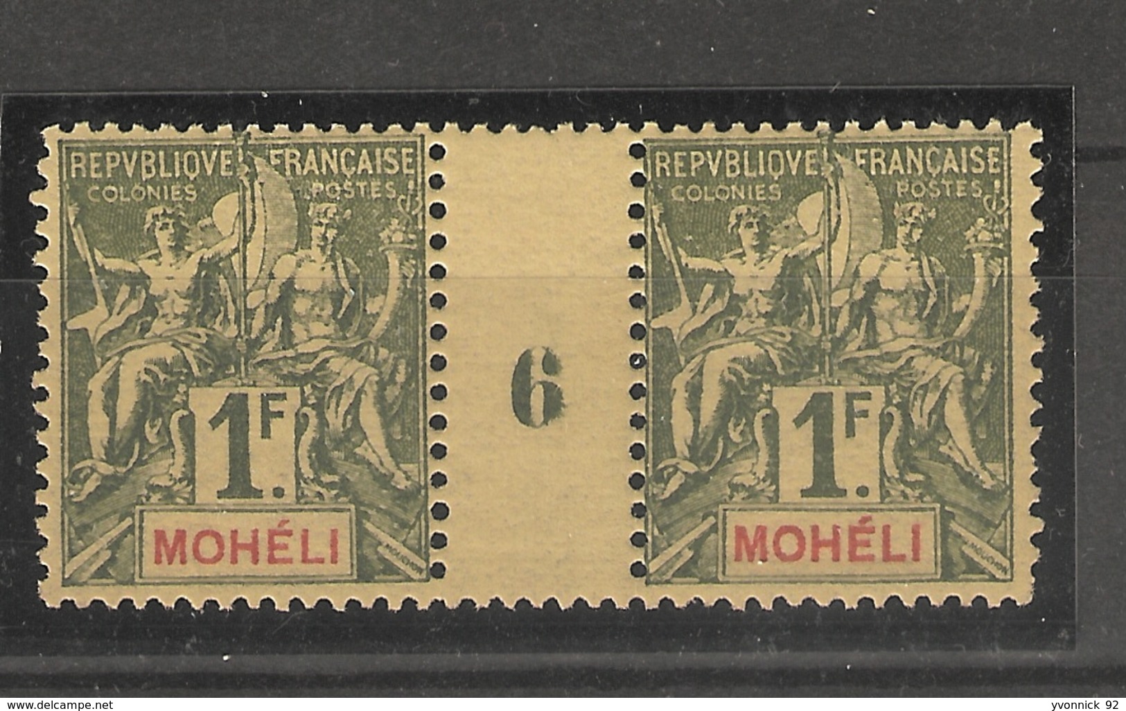 Mohéli _ Millésimes ( 1906 ) N°14 Neuf TTB - Ongebruikt